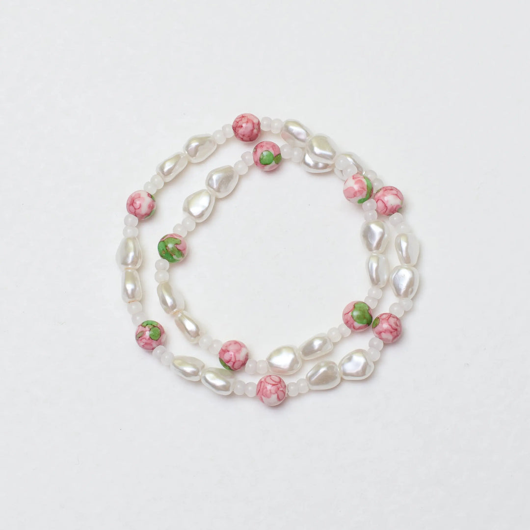 Pearly Promise Watch Bracelet Stack | Salty