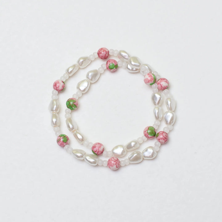 Pearly Promise Watch Bracelet Stack | Salty