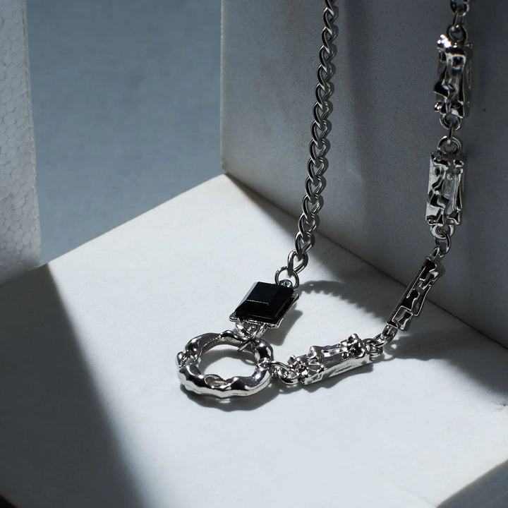 Peculiar Prism Silver Chain - Salty Accessories
