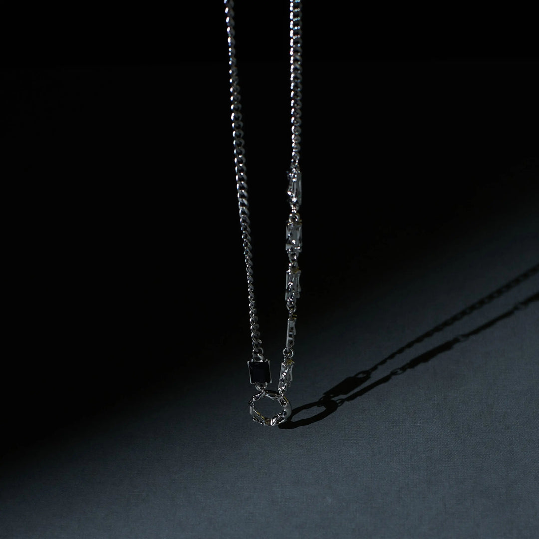 Peculiar Prism Silver Chain - Salty Accessories