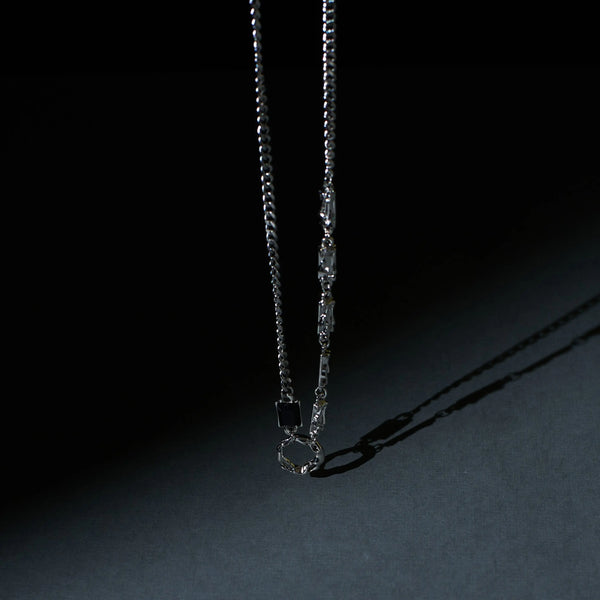 Peculiar Prism Silver Chain