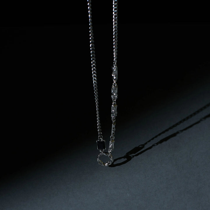 Peculiar Prism Silver Chain - Salty Accessories