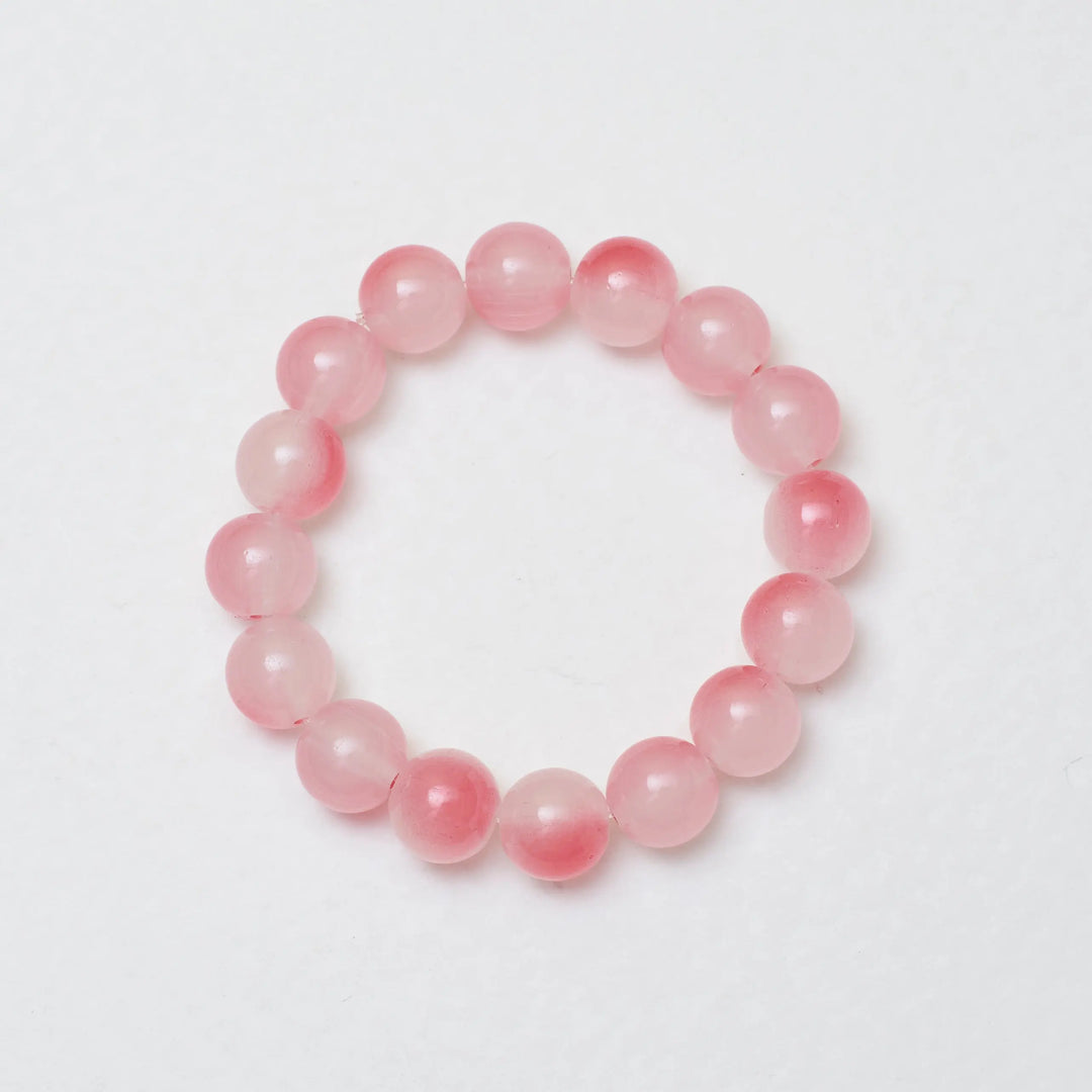 Peony Pink Beaded Band - Salty Accessories