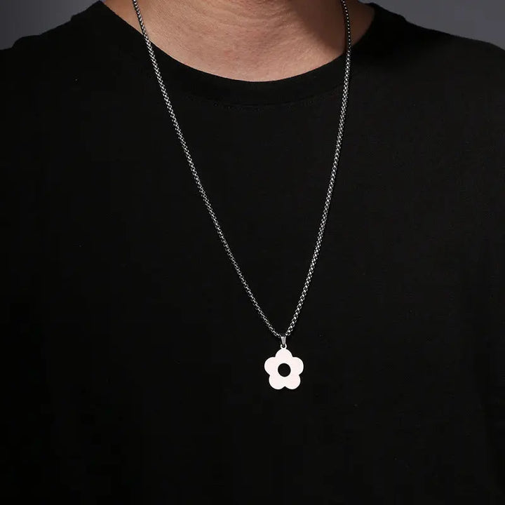 Peony Silver Necklace - Salty Accessories