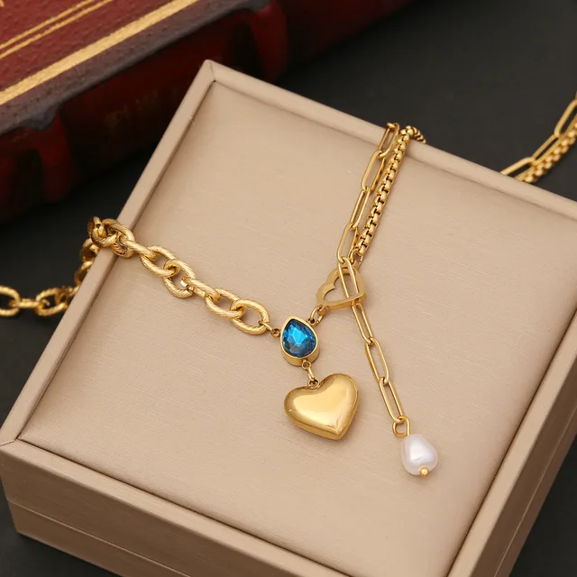 Perlee Heart Necklace