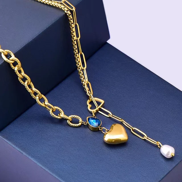 Perlee Heart Necklace