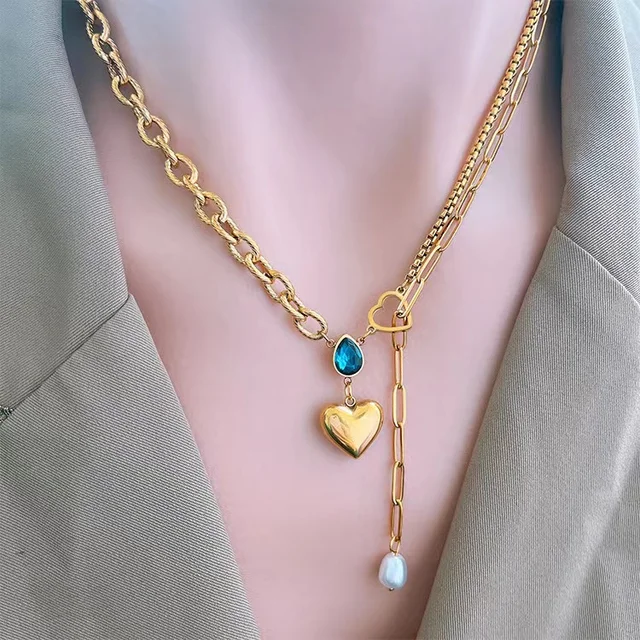 Perlee Heart Necklace