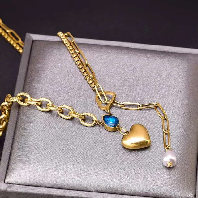 Perlee Heart Necklace