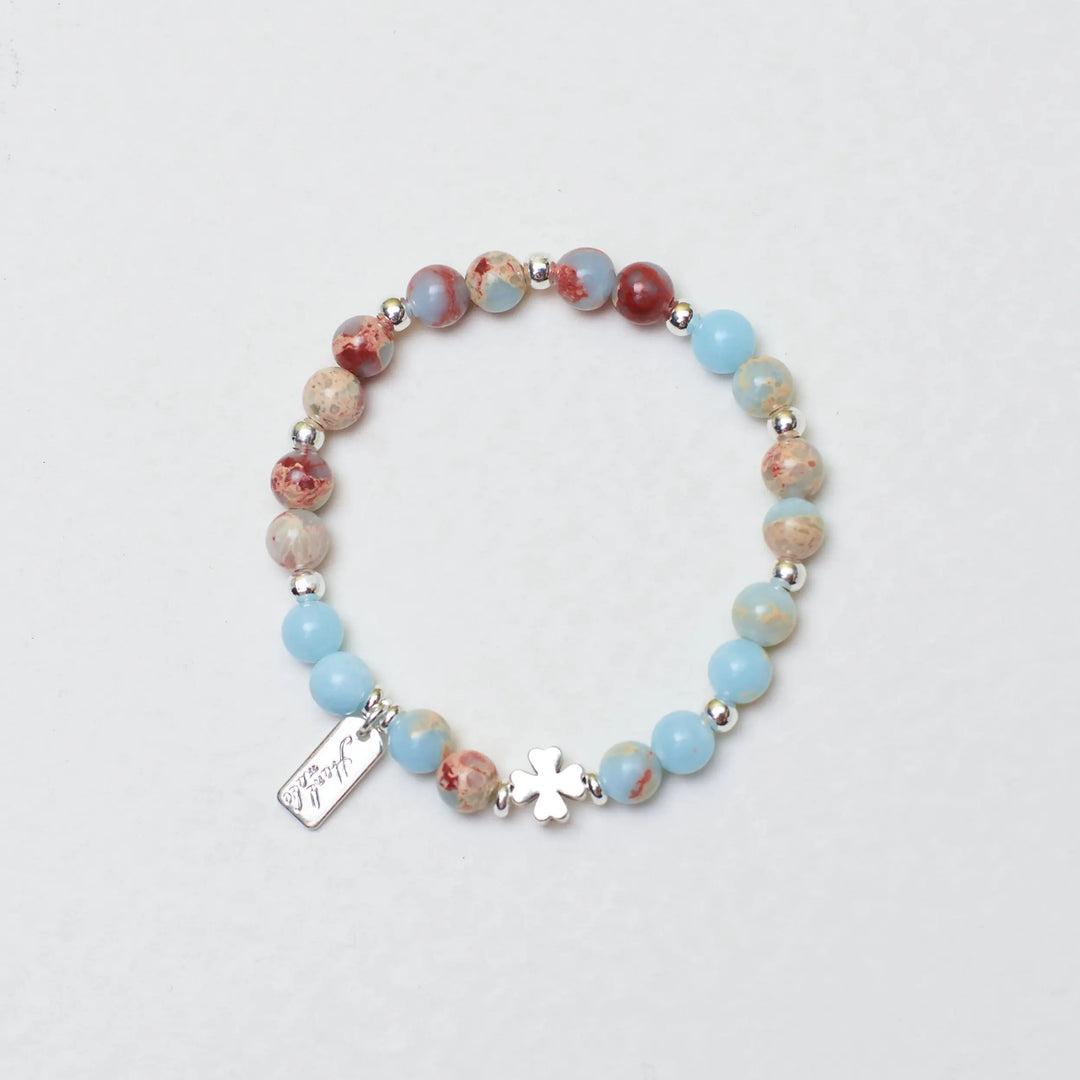 Petal and Pebbles Beaded Band - Salty Accessories