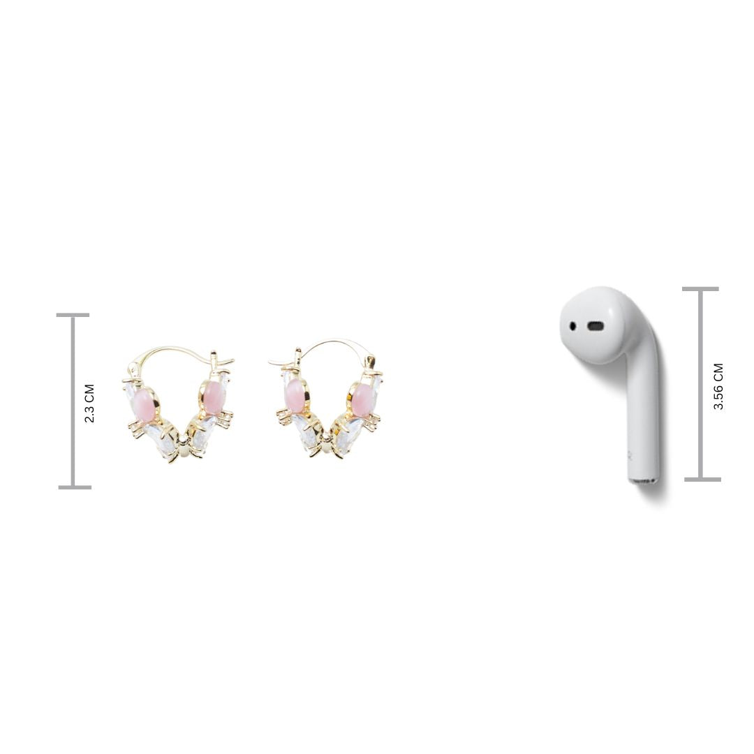 Petal Diamond Earrings - Salty Accessories