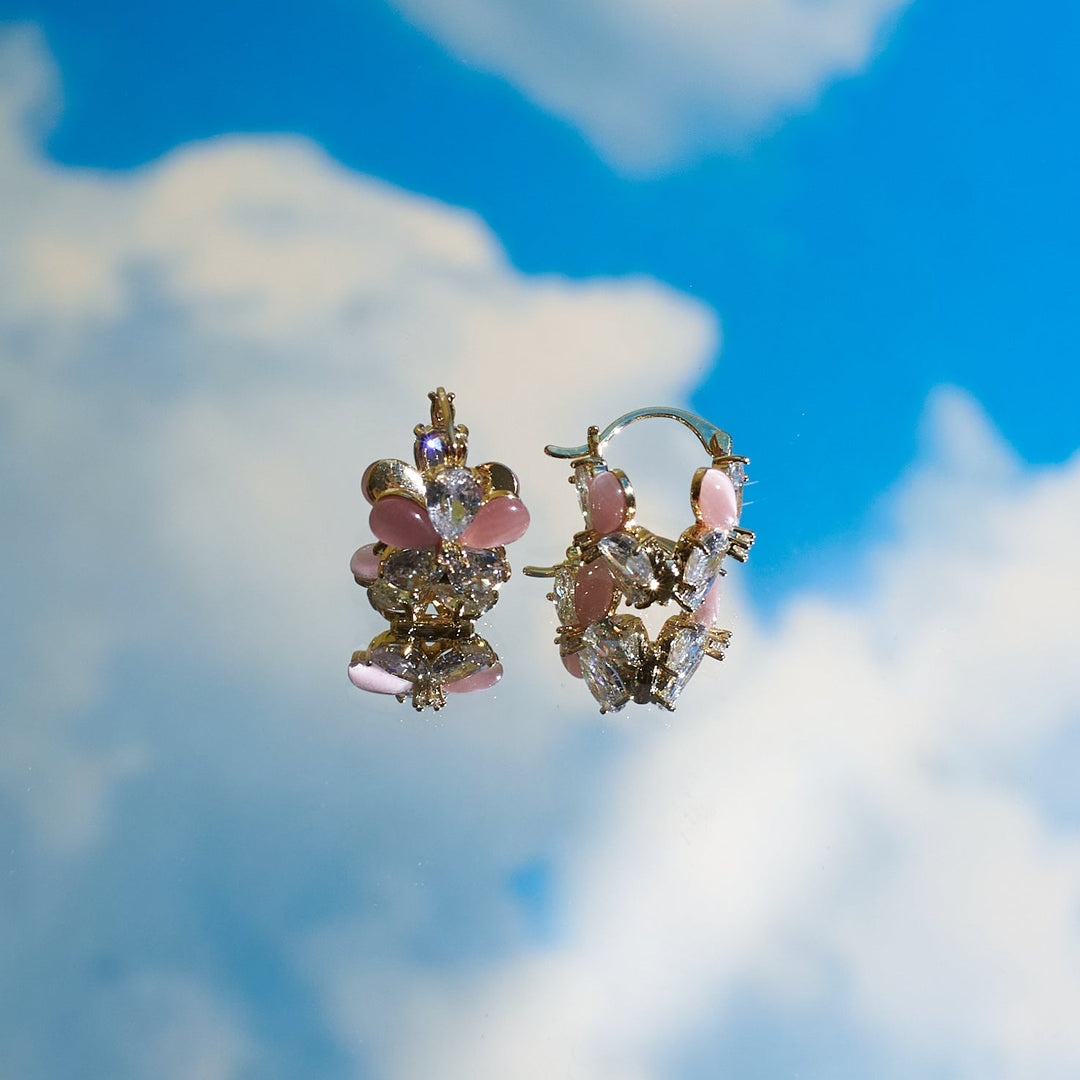 Petal Diamond Earrings - Salty Accessories