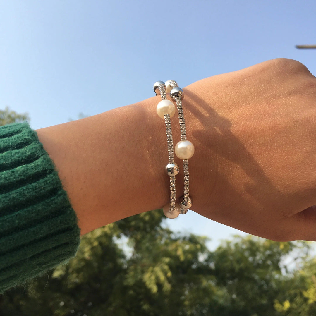 Phoebe Stacked Cuff Bracelet - Salty Accessories