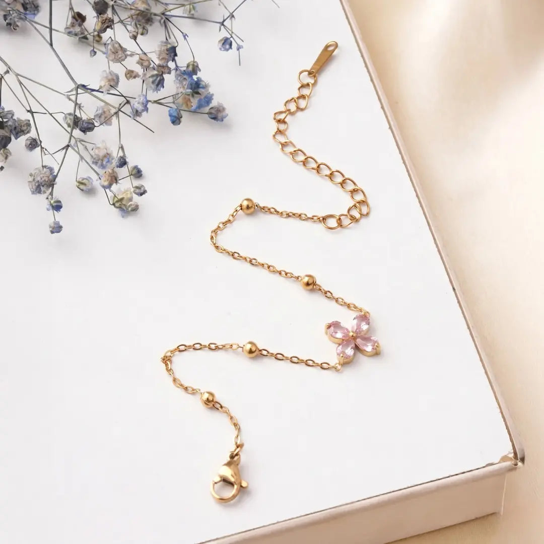 Pink Bloom Bracelet | Salty