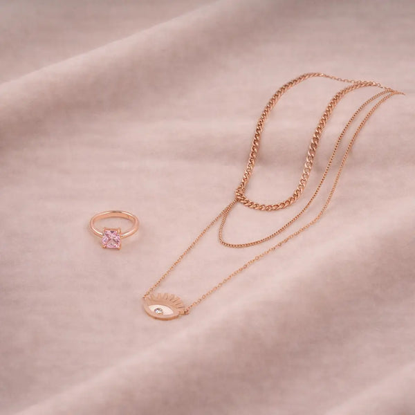 Pink Sapphire Nazar Symphony Set