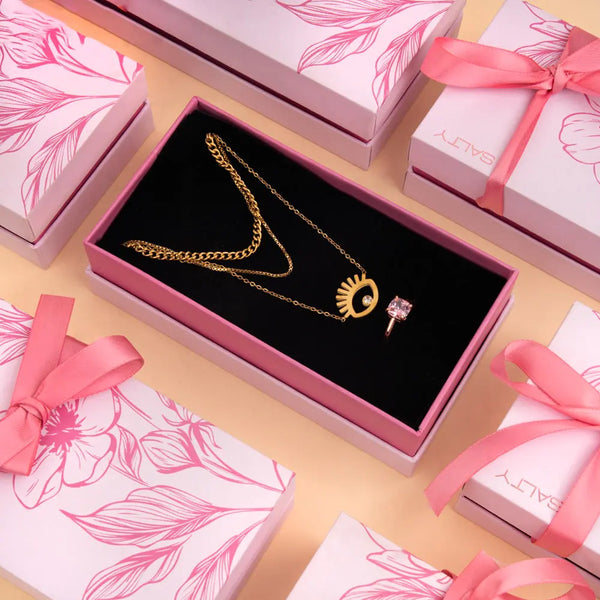 Pink Sapphire Nazar Symphony Set