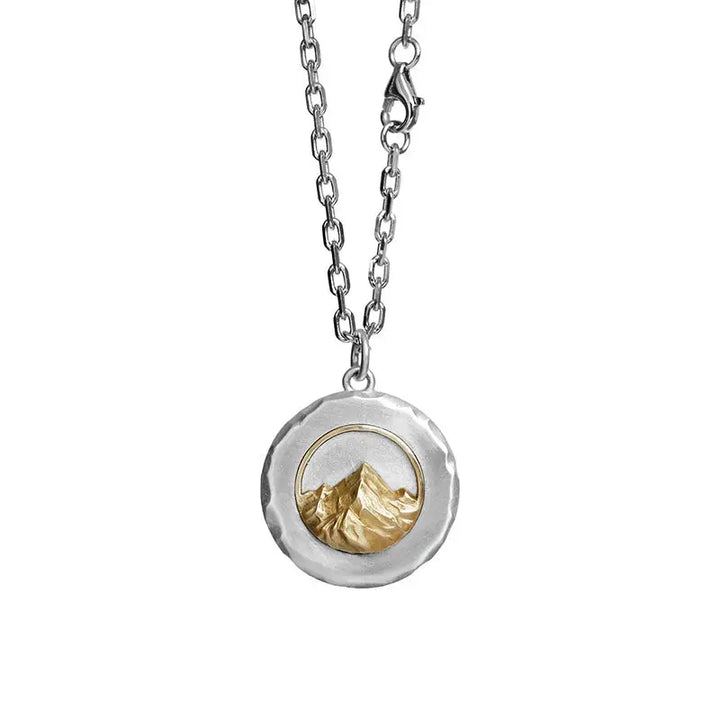 Pinnacle Mountain Medallion Necklace | Salty