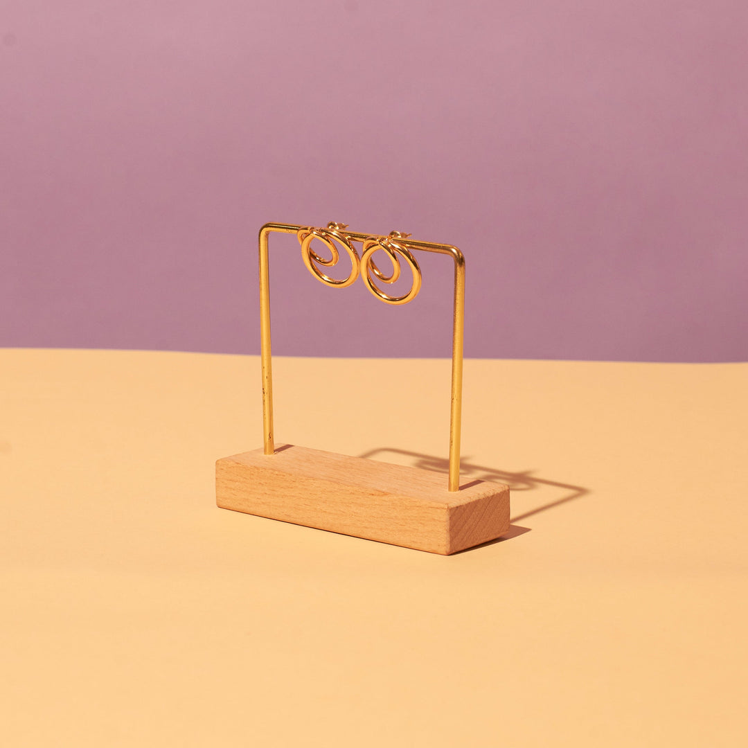 Pixie Golden Hoops - Salty Accessories