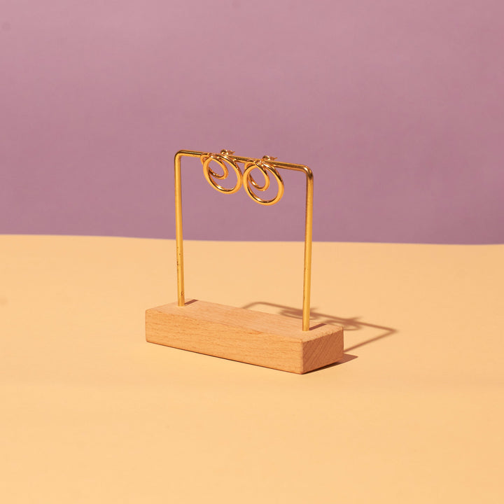 Pixie Golden Hoops - Salty Accessories