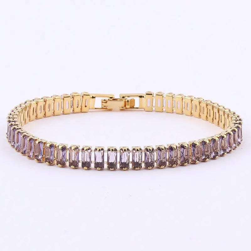 Plum Glow Watch Bracelet Stack | Salty