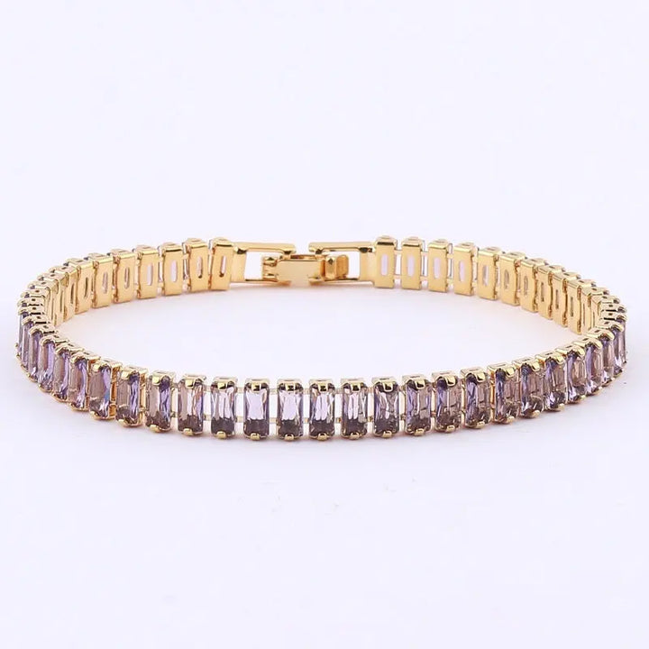 Plum Glow Watch Bracelet Stack | Salty
