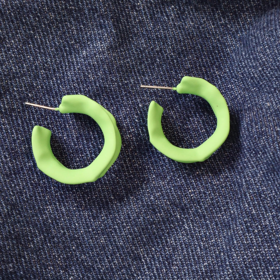 Pop Neon Green Hoops