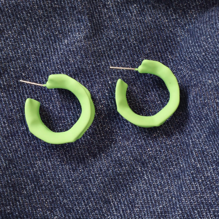 Pop Neon Green Hoops