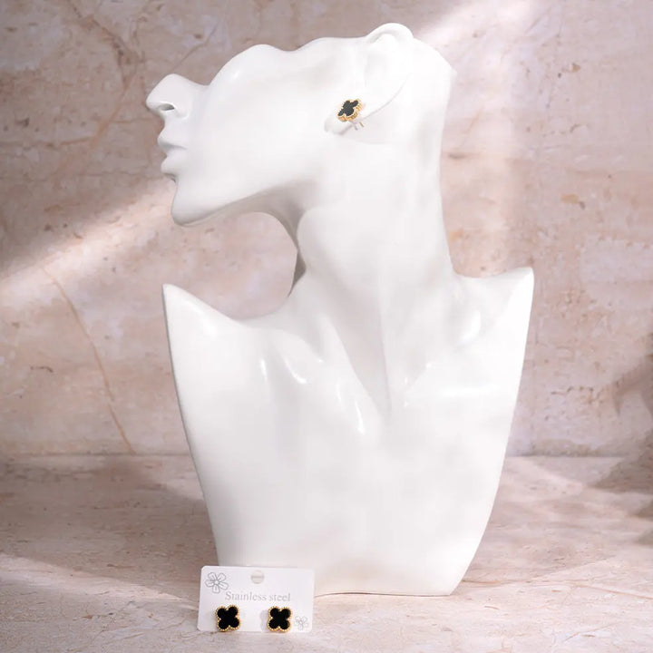 Posh Night Clover Studs | Salty