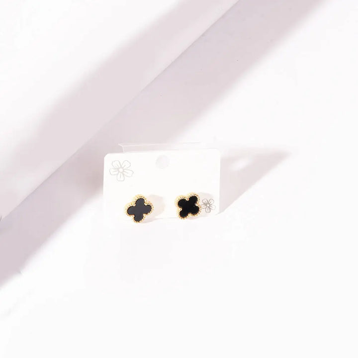 Posh Night Clover Studs | Salty