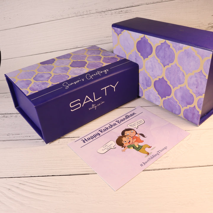 Premium Rakhi Gift Box For Sister By Salty