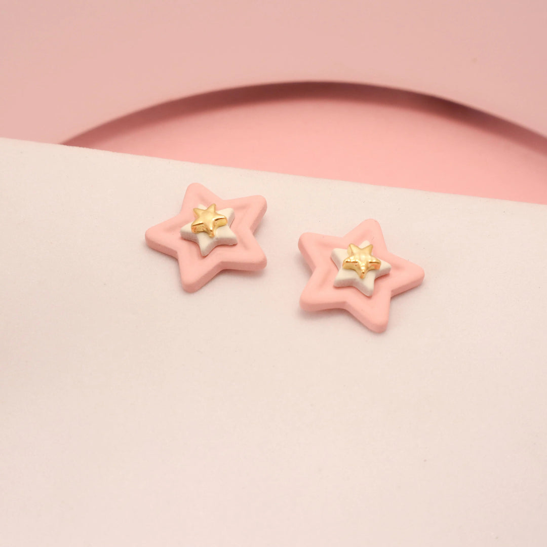 Pretty In Pink Studs