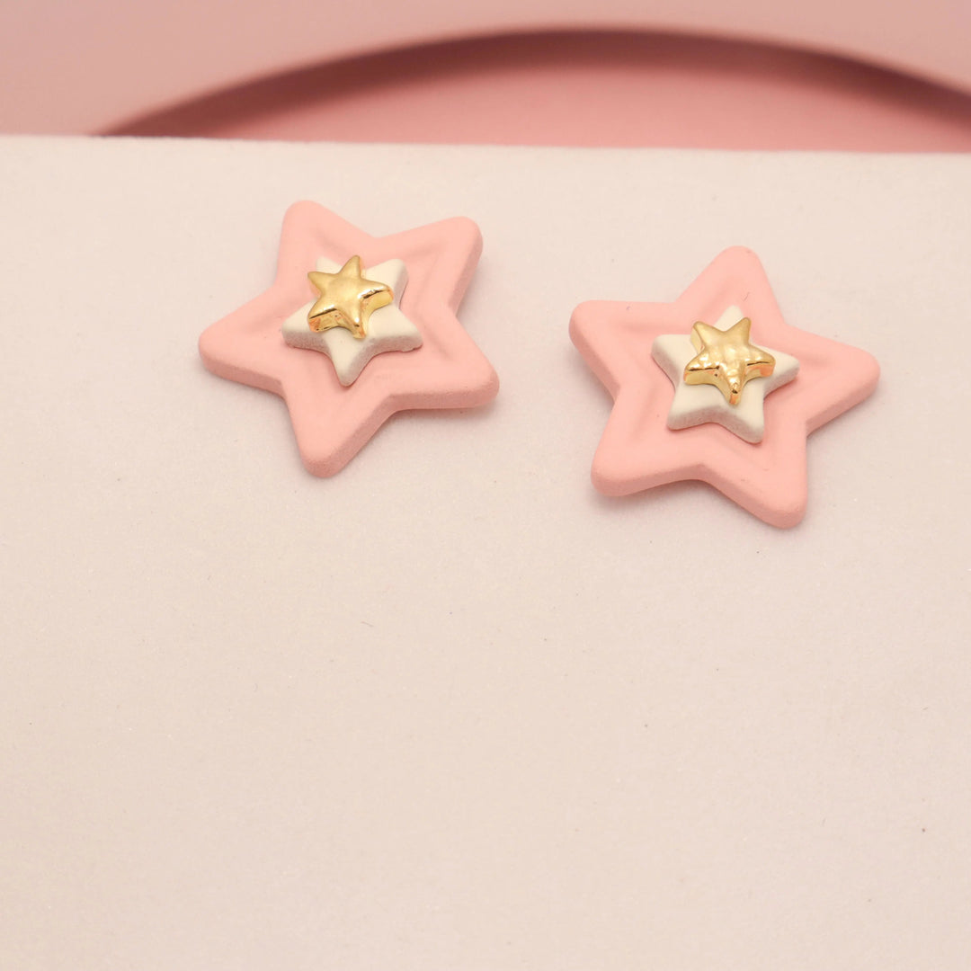 Pretty In Pink Studs