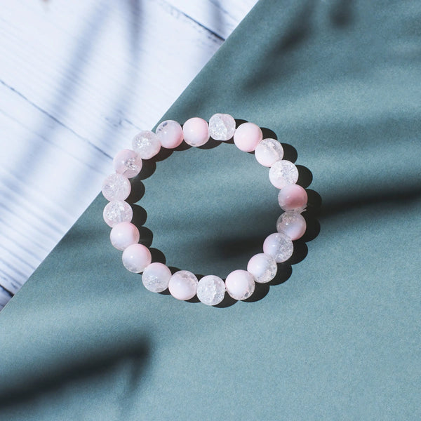 Pretty Pink Beaded Bracelet