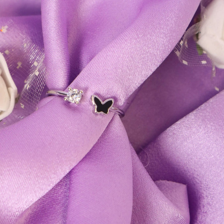 Pretty Wing Diamond Band - Salty Accessories