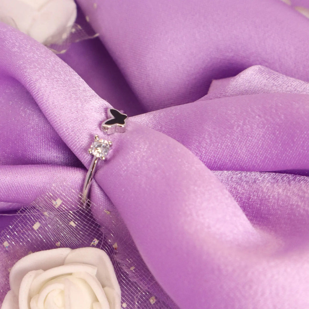 Pretty Wing Diamond Band - Salty Accessories