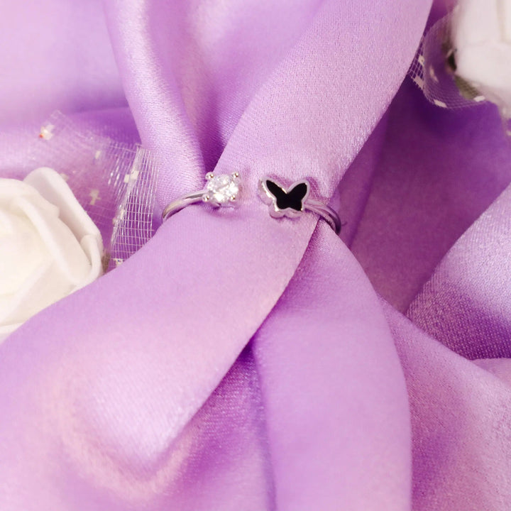 Pretty Wing Diamond Band - Salty Accessories