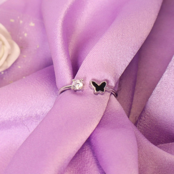 Pretty Wing Diamond Band - Salty Accessories