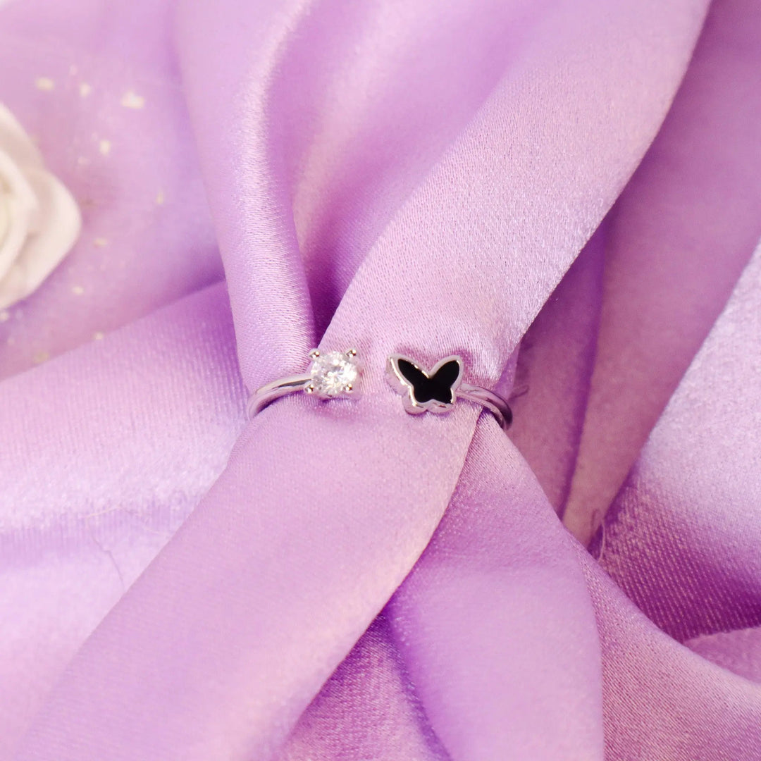 Pretty Wing Diamond Band - Salty Accessories