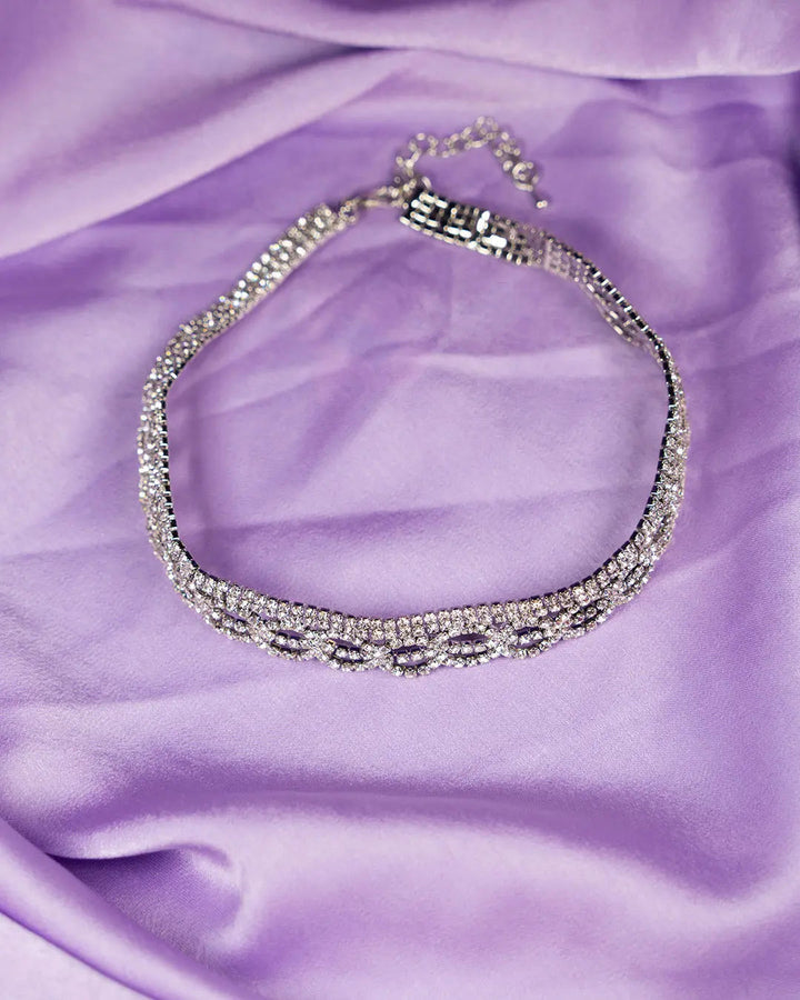 Princess Diana Silver Choker - Salty Accessories