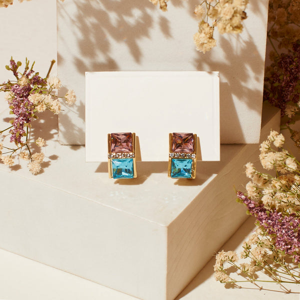 Prismatic Gem Earrings