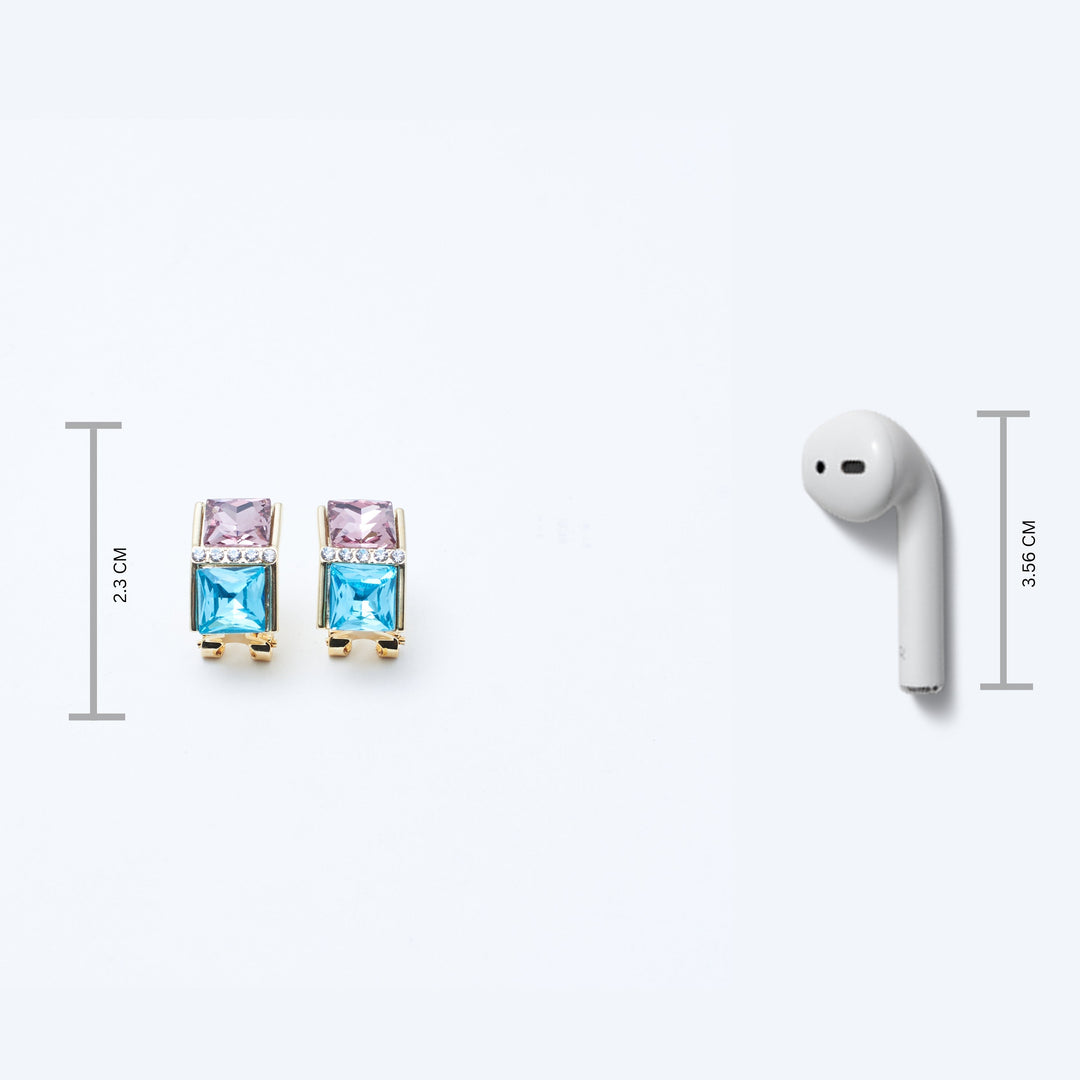 Prismatic Gem Earrings - Salty Accessories