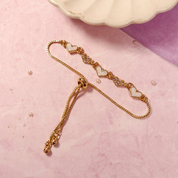 Pristine Hearts Adorn Bracelet