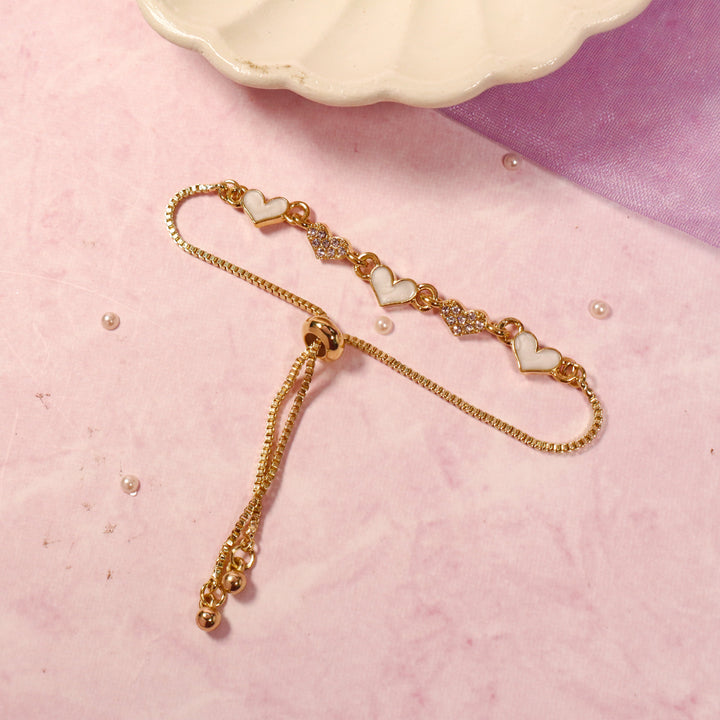 Pristine Hearts Adorn Bracelet - Salty Accessories