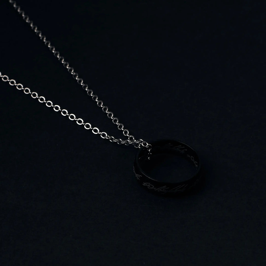 Promise Ring Chain - Black | Salty