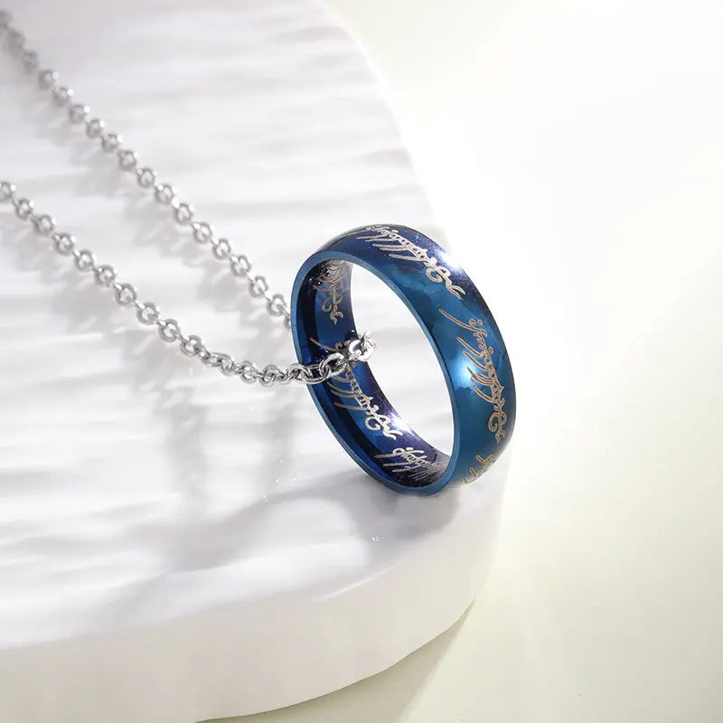 Promise Ring Chain - Blue - Salty Accessories
