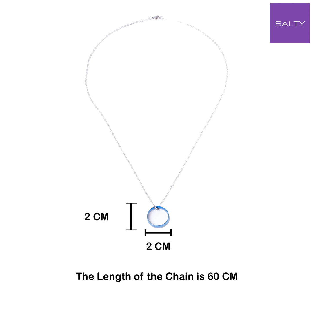 Promise Ring Chain - Blue - Salty Accessories