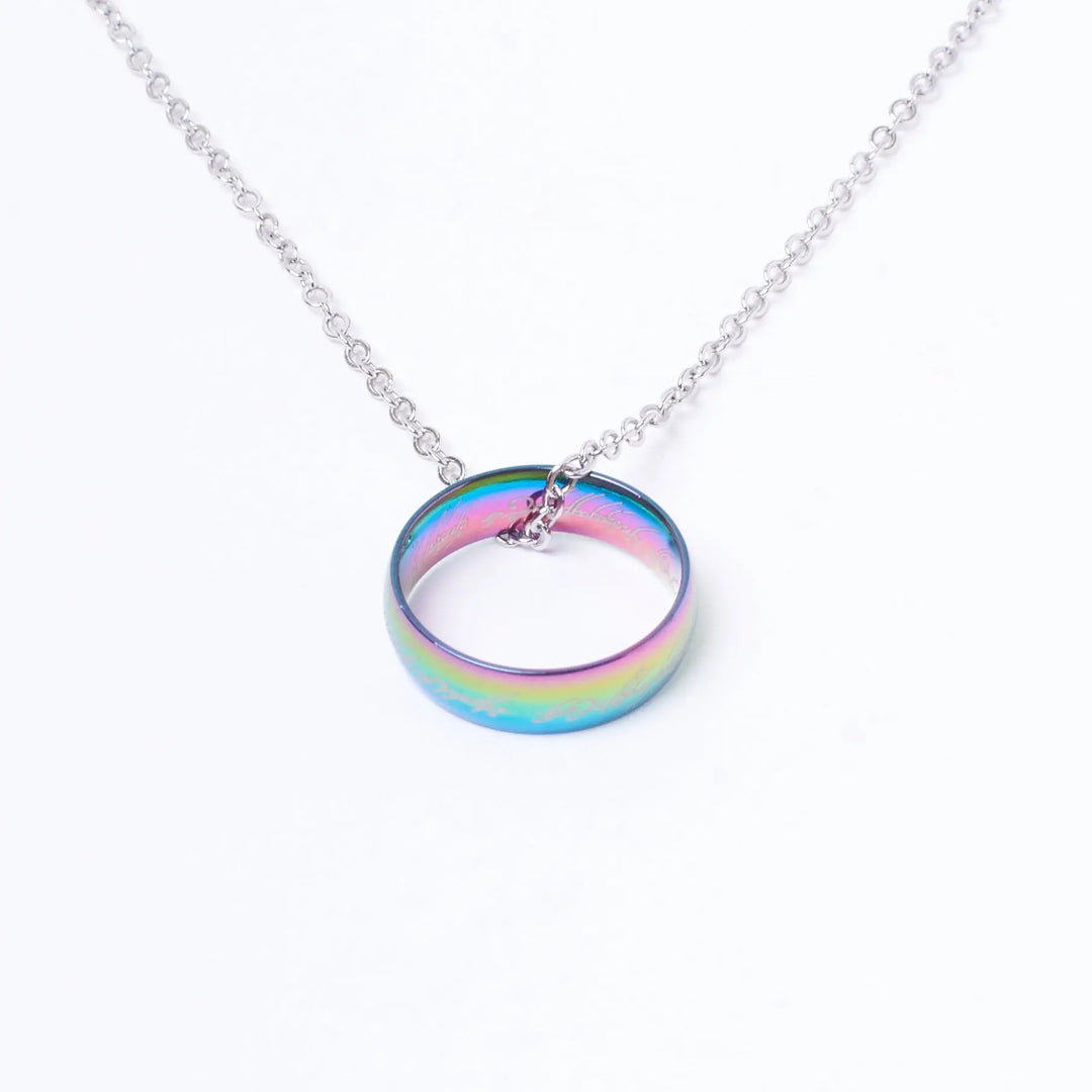 Promise Ring Chain - Holographic - Salty Accessories