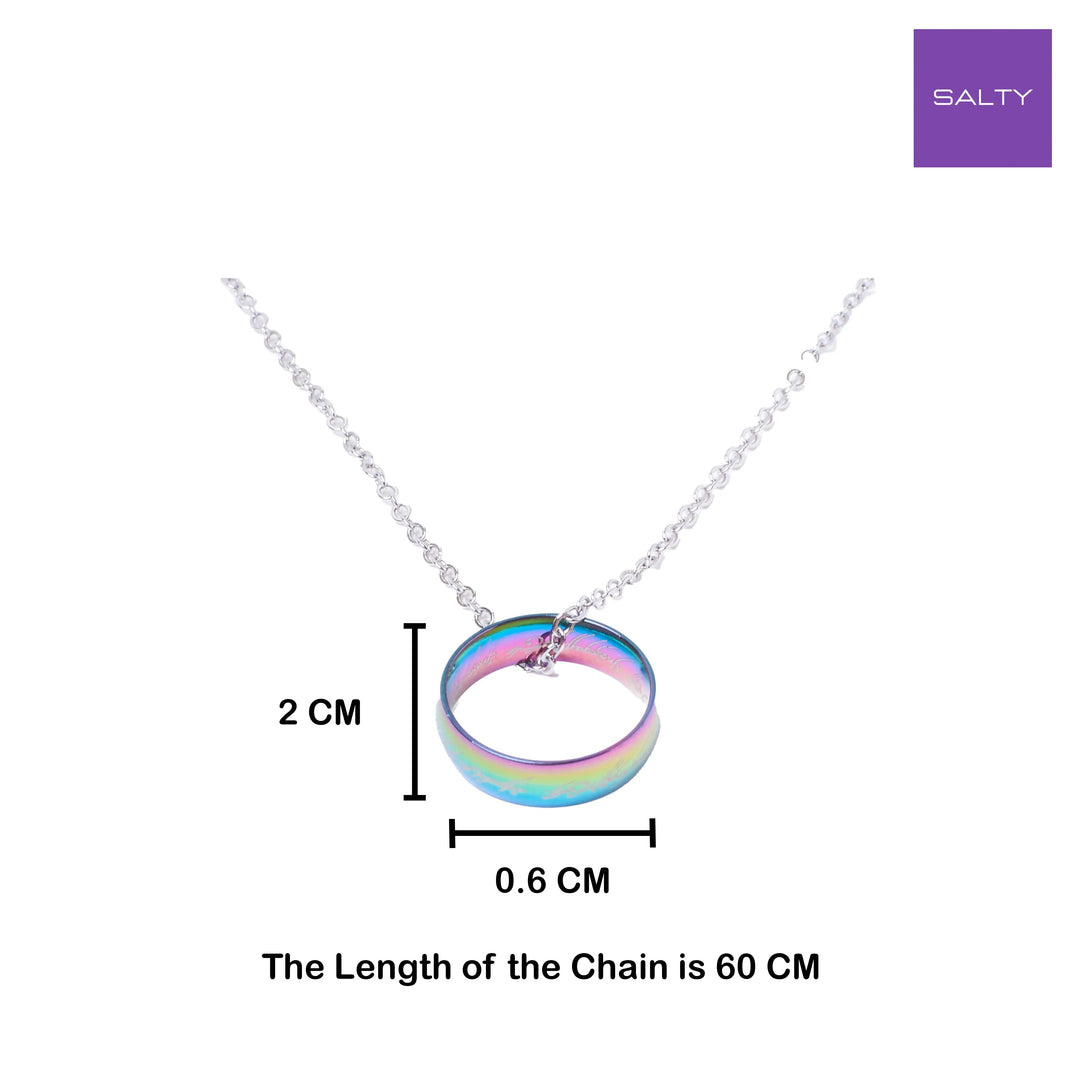 Promise Ring Chain - Holographic - Salty Accessories