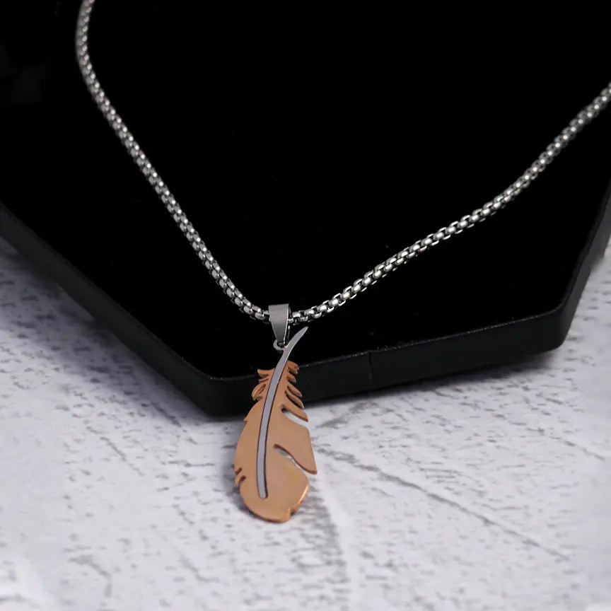 Prosperous Feather Chain - Salty Accessories