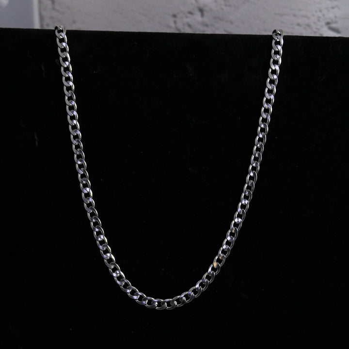 Punk Silver Thick Chain