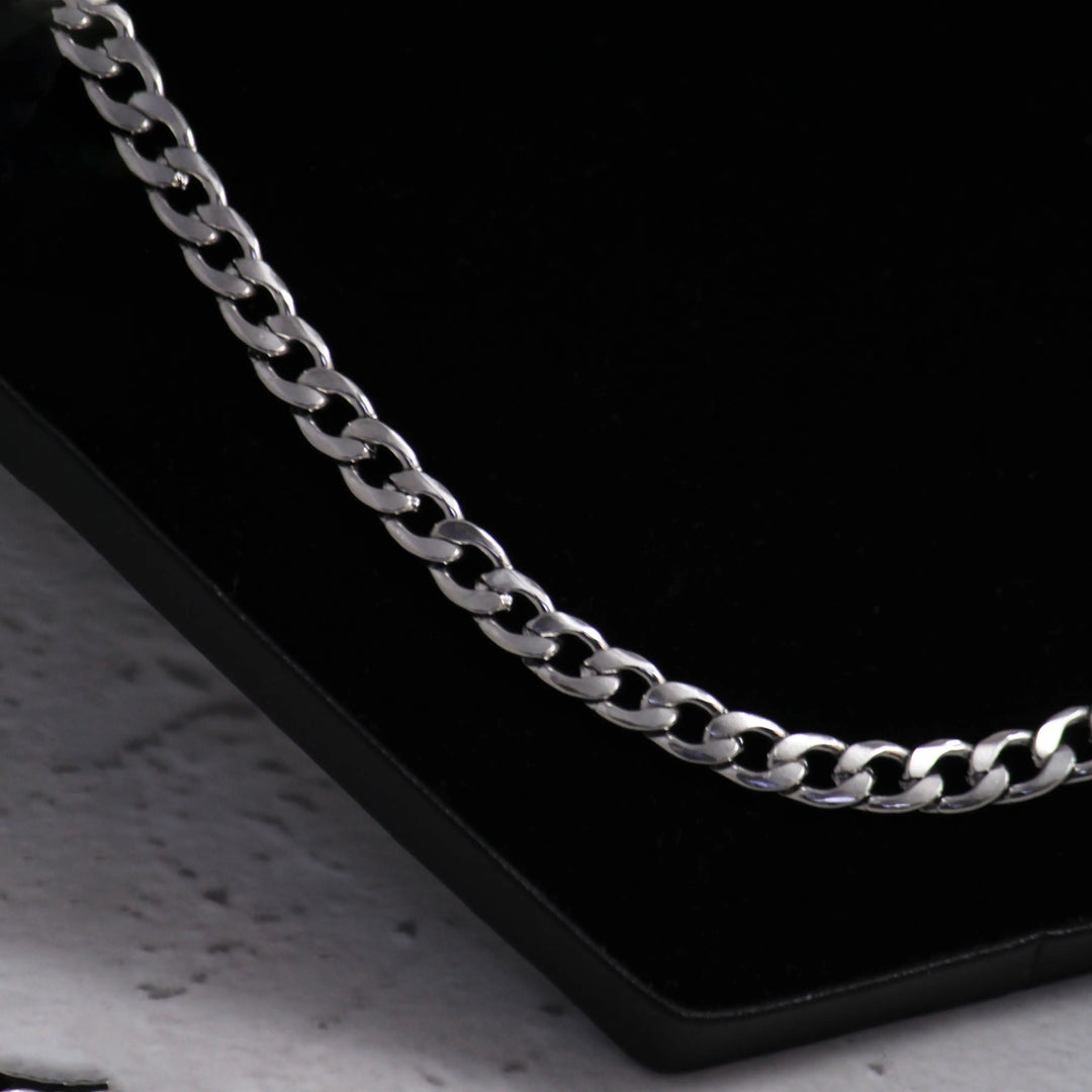 Punk Silver Thick Chain